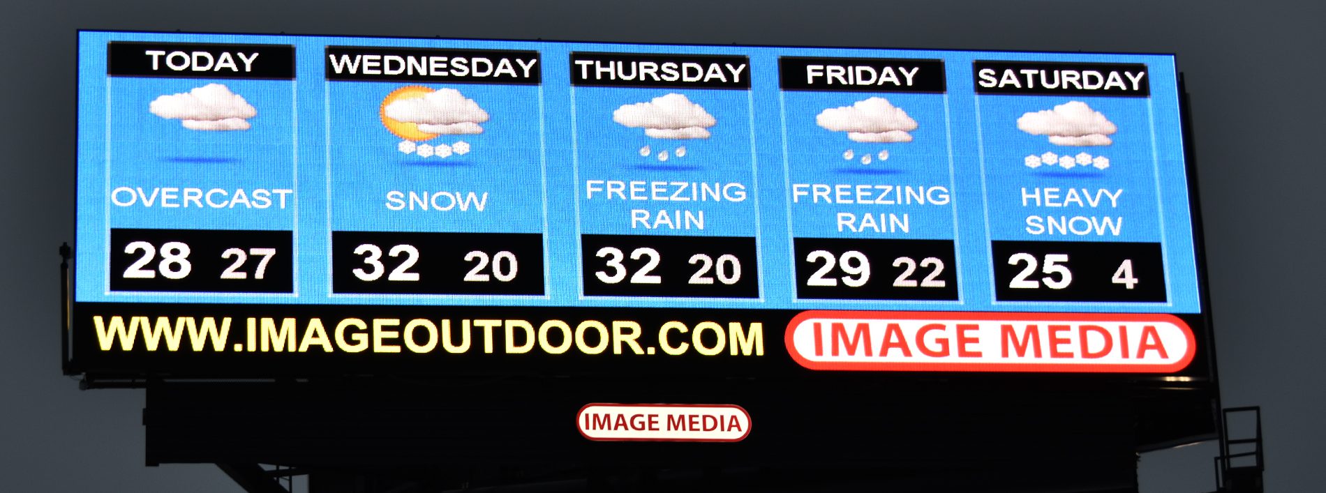 IMAGE MEDIA DIGITAL Avail WEATHER 5 Day